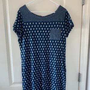 Old Navy Polka Dot Dress w zipper/front pocket